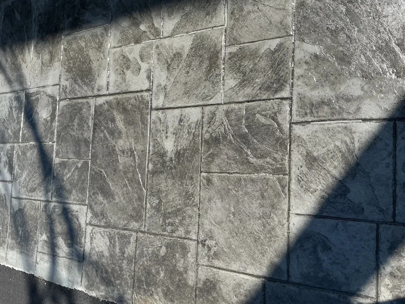 Stamped Patio & Steps — Decorative concrete project in Evansville, IN