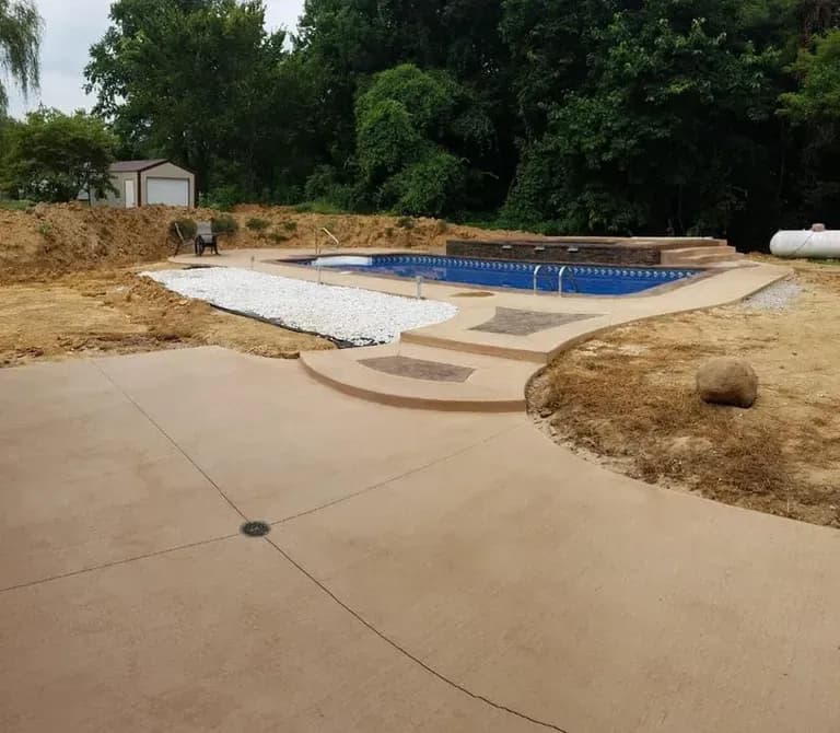 Decorative Stamped Pool Deck — photo 4