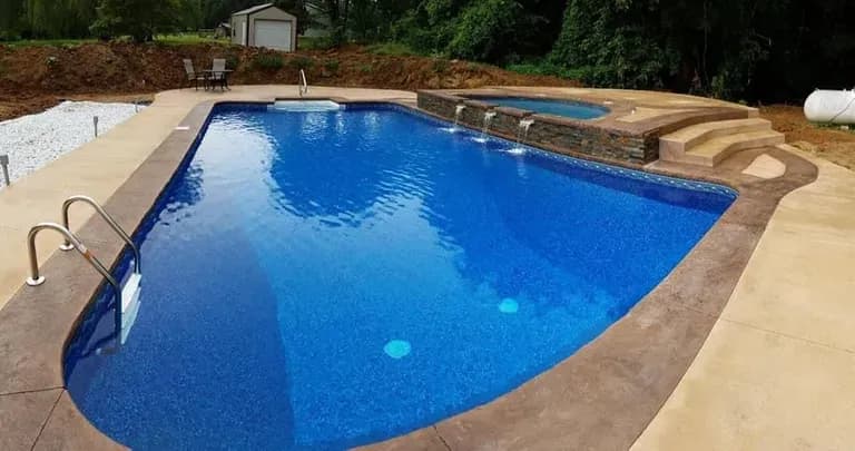 Decorative Stamped Pool Deck — photo 6