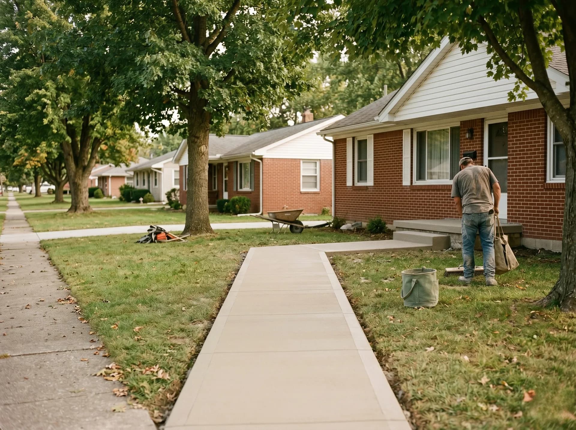 Sidewalks in Evansville IN
