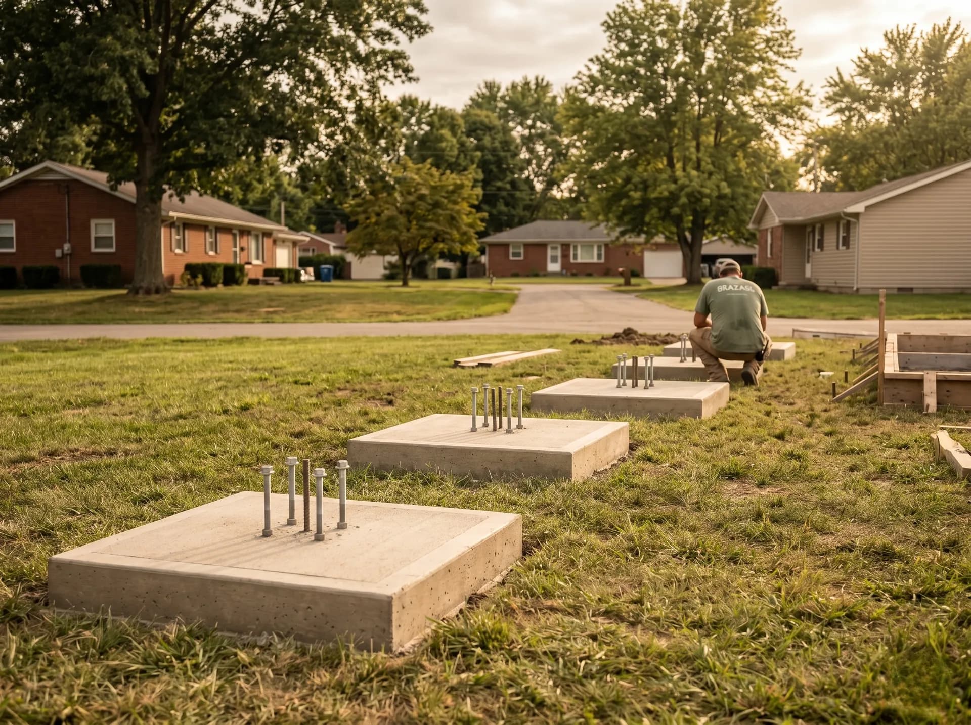 Commercial spread footings in Evansville, IN