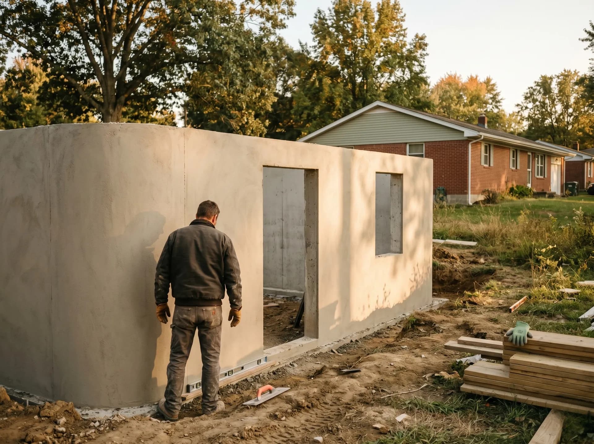 Crawl space foundation walls in Newburgh, IN